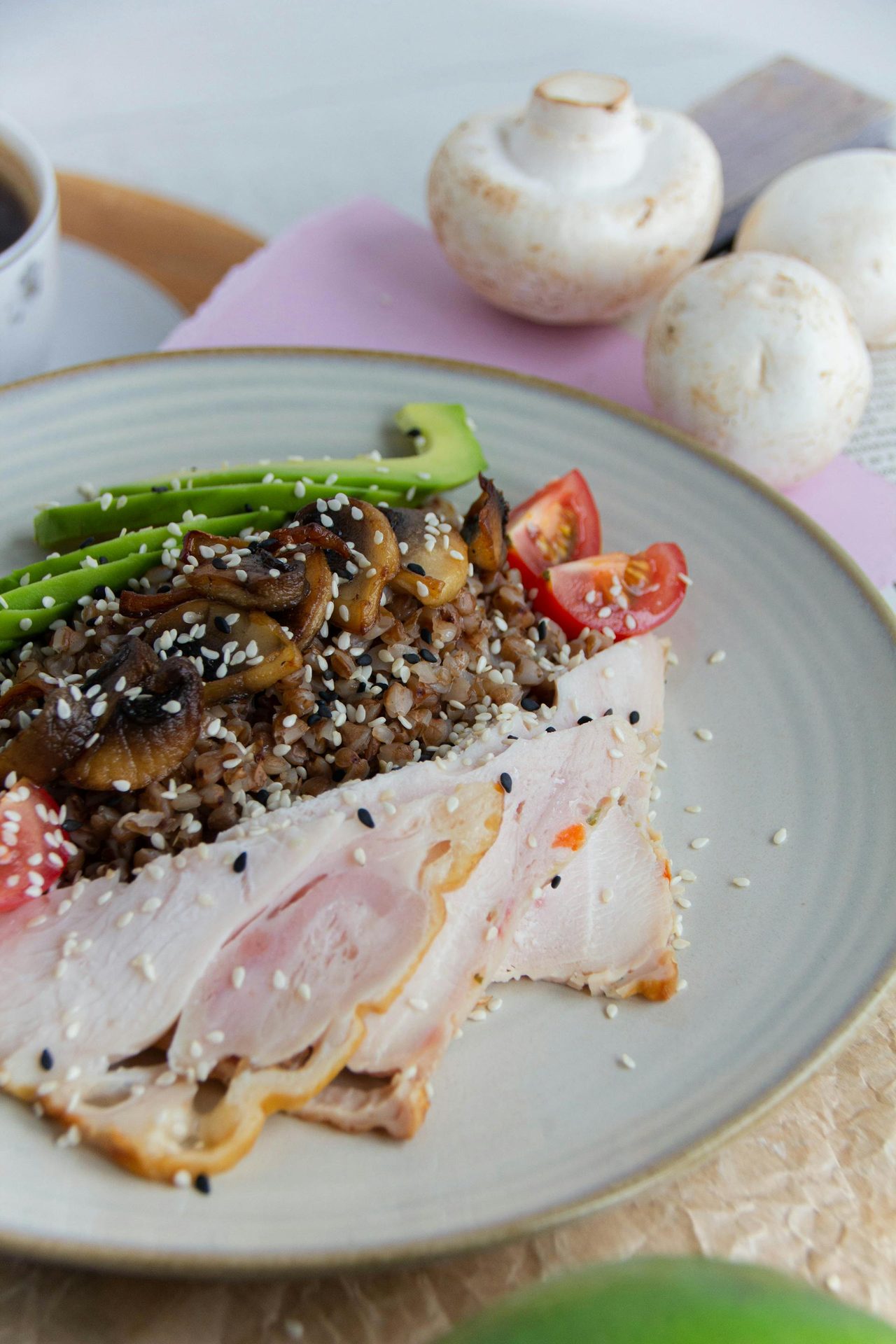 Kalkun med champignon