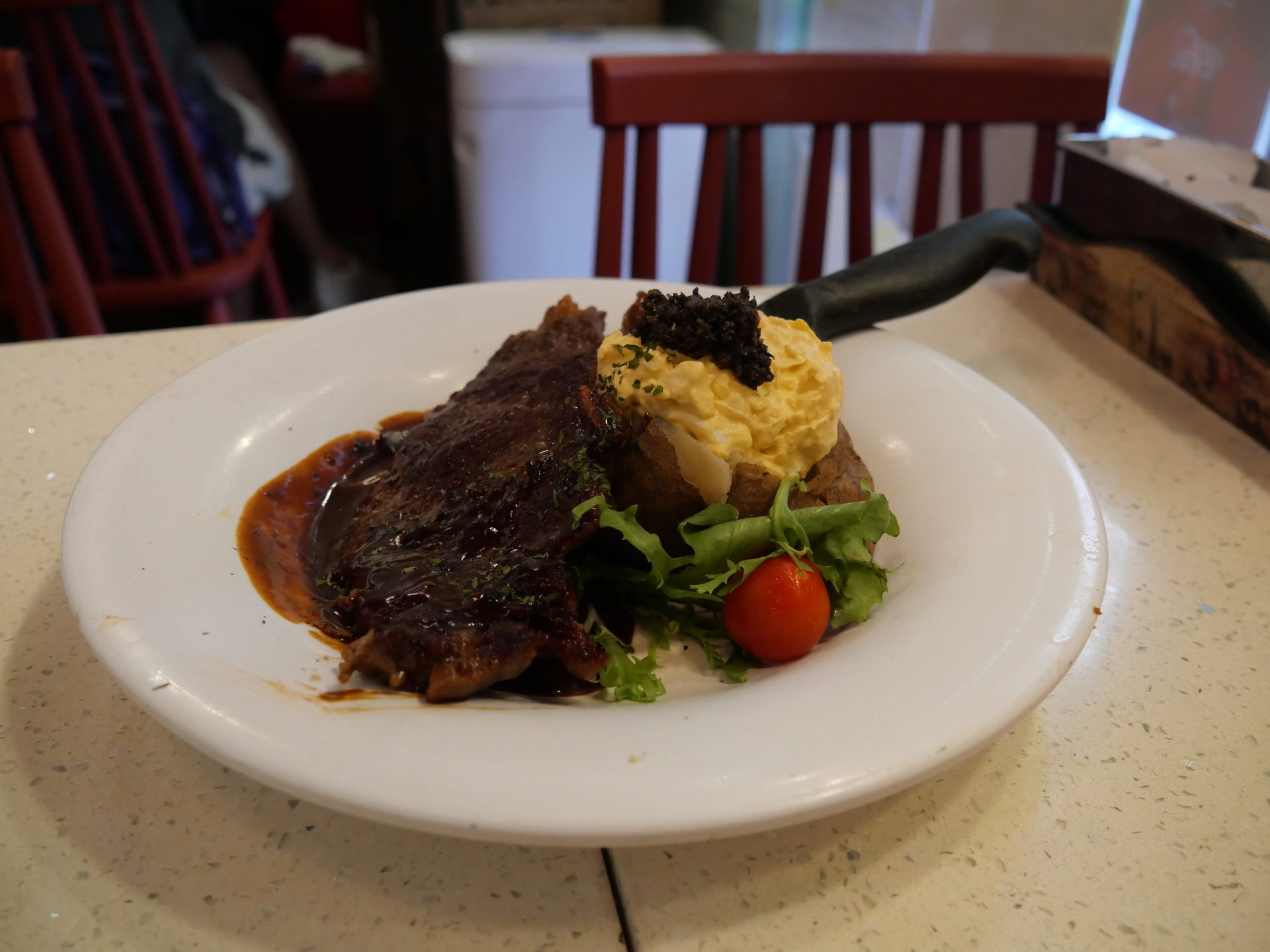 Kartofler, Bagte med roastbeef