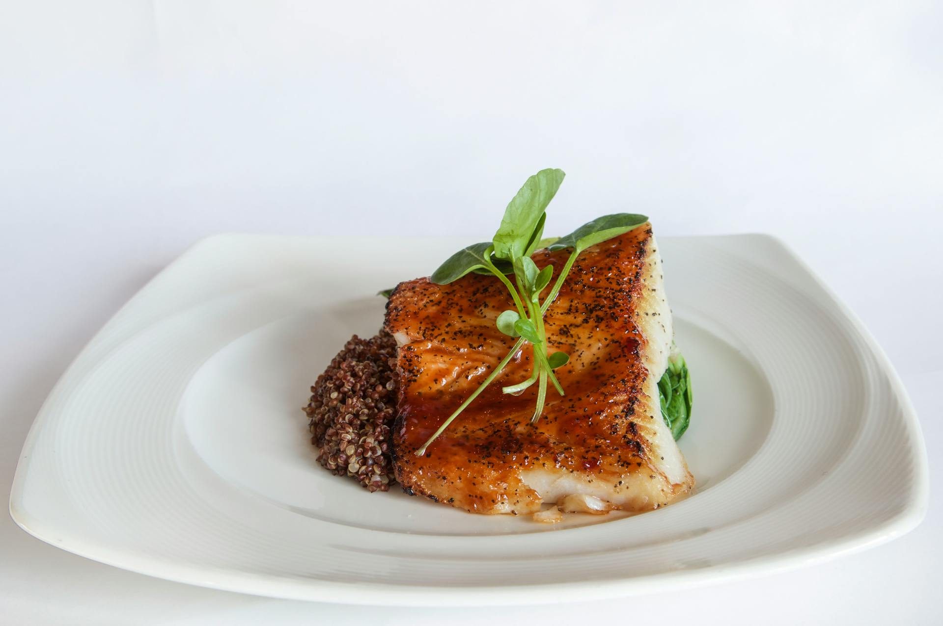 RØDTUNGE med rejemousse
